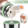 Stainless Steel Flask with Cup 700ml/23.6oz Vacuum Insulated Thermo Bottle