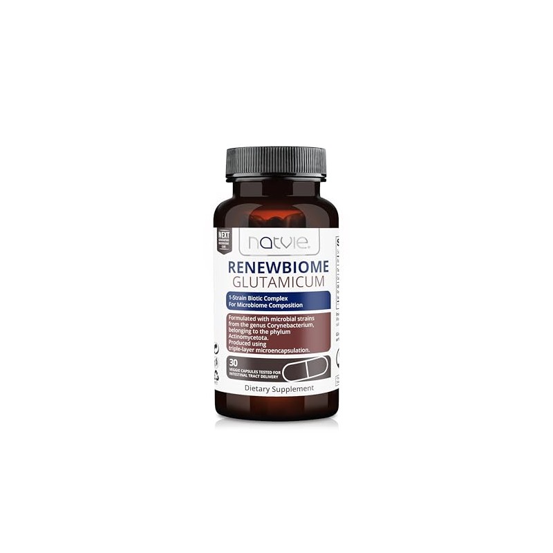 Renewbiome Glutamicum - Probiotic with Corynebacterium glutamicum - 5 billion
