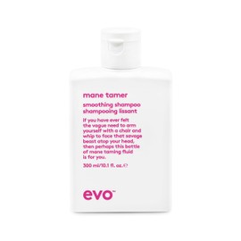 Evo mane tamer smoothing shampoo 300 ml I shampoo for smoothing for frizz, unruly and coloured hair I gives suppleness, shine and reduces frizz I vegan, without sulphates