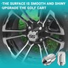 Drive-up Golf Cart Wheel Lug Nuts, Chrome Golf Cart Lug