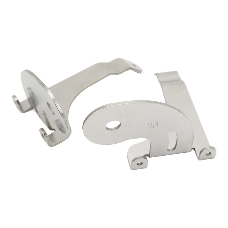 2pcs Spotlight Mounting Bracket Left Right Stainless Steel Chrome Replacement