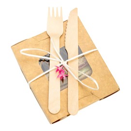 5.5 Inch Disposable Knives, 500 Compostable Wooden Knives - Biodegradable, Heat-Resistant, Natural Birch Wood Cutlery, For Desserts And Appetizers - Restaurantware