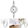 Bracelet Watches for Women, Silver Watches Women Elegant Round Ladies