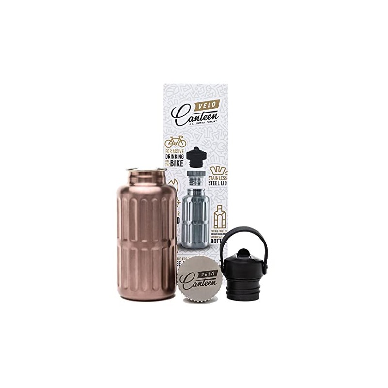 Velo Canteen 13.5 Oz, Fits in Bicycle Bottle Cage, 2