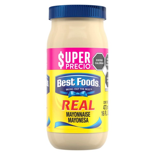 BestFoods - Mayonesa Best Foods Real 473 ml, 433 gramos, 433 gramos, 1