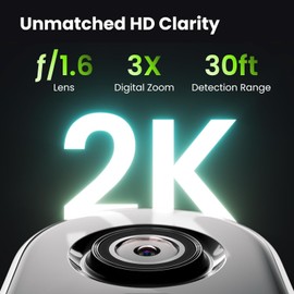 Kiwibit Magnetic Security Cameras Wireless, Easy Installation 2K Camera for Home Security with AI Motion Detection, Spotlight, Color Night Vision, Waterproof for Outdoor & Indoor, Cloud & SD Storage