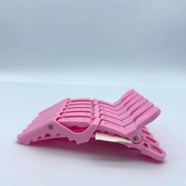 [Lungs_62] Hair clip hair salon hair hair clip fixing pin pink (46432317) / [룽스_62]집게 머리 미용실 헤어 헤어집게 고정 핀 핑크 (46432317)