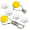 FACKELMANN 49571 Clip and Bottle Cap Closure Set, Plastic