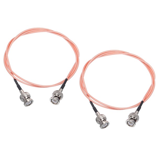 sourcing map RG316 Coaxial Cable BNC Male to BNC Male
