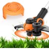 Worx Grass Trimmer Thread, Worx Spool Cap Grass Trimmer Plastic