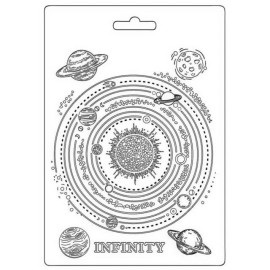 Stamperia COSMOS INFINITY Soft Mould A5 Mixed Media Scrapbook K3PTA5632