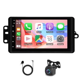 Double Din Android 13 Car Stereo Radio Compatible with GMC Compatible with Chevy 2003-2006 Wireless iOS Carplay Android Auto 7" Touchscreen Car Radio Audio Receiver GPS Navigation Camera Bluetooth