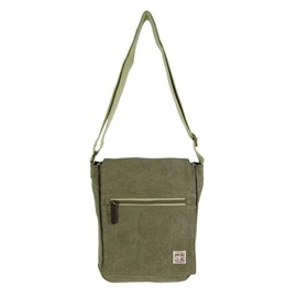 Hanpu Kobo Shoulder Bag [Shoulder Bag, Men's, Women's, Canvas, Shoulder Bag, Cross-body B5, Canvas] 3X55, Khaki