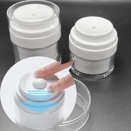 Empty Pump Cream Container 1+1 (2 x 15ml Containers) 01869WT 2ea