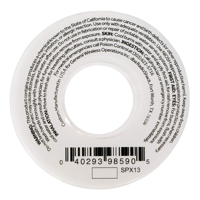RadioShack SnCu 99.3/0.7 Lead-Free Solder, 0.062" Diameter - 3.0 oz.
