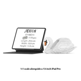 JEKCA Swan 01S | Plastic Building Blocks | Age 14+