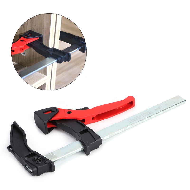 Quick‑Grip Ratchet F Clamps Adjustable Woodworking Fixing Clamp Carpenter Accessories