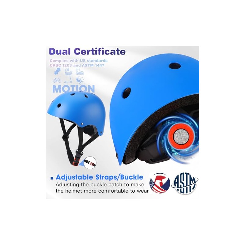 Juego de casco de bicicleta para niños pequeños, casco de