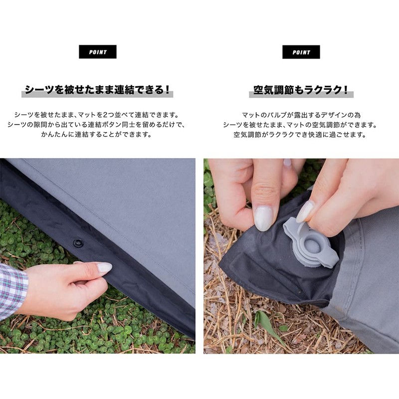 FIELDOOR Sleeping in Car, Size S, Matte Sheet, Thickness 2.0