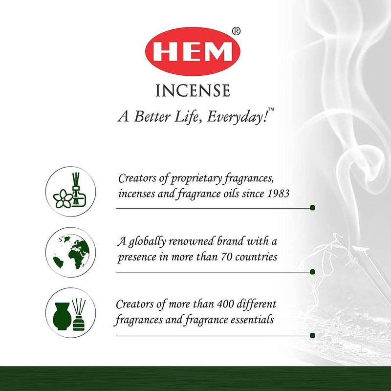 Hem Eucalyptus for Cleansing & Relaxing Incense Sticks - Pack