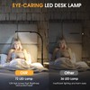 Voncerus LED Desk Lamp with Clamp, Eye-Caring Clip on Lights