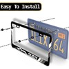2 Pack Tri-Color 3 Colors Offroad Mountain Aluminum License Plate
