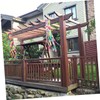 Mipcase 4Pcs Tie Dye Windsock Flags Durable Outdoor Hanging Decor