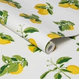 Opalhouse Wallpaper Lemons 2 Rolls Removable Vinyl Peel Stick 27.5 Ft Wipeable Opalhouse