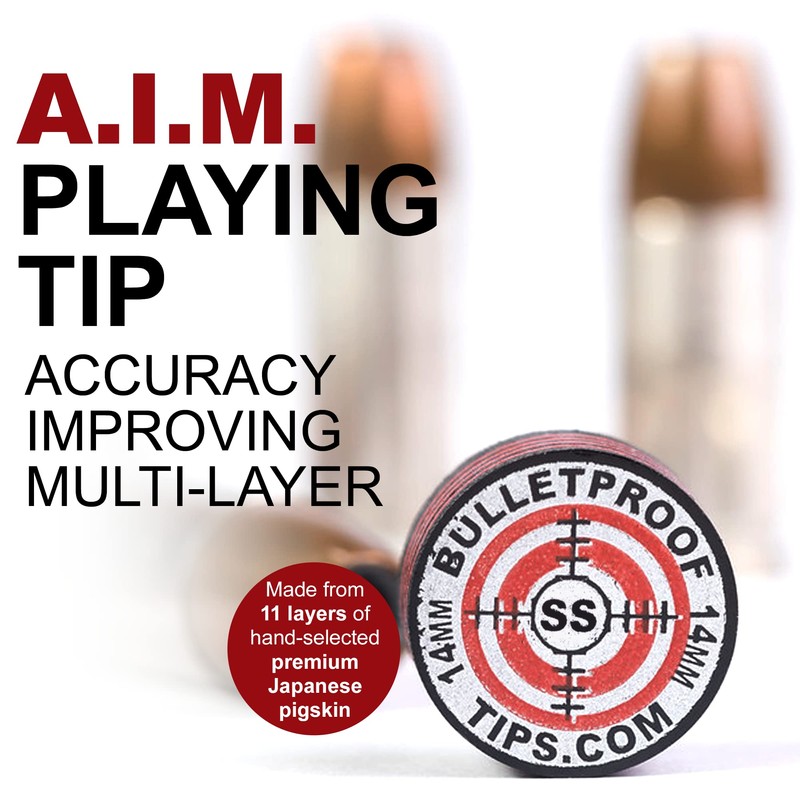 Bulletproof Billiards AIM (Accuracy Improving Multi-Layer) 11 Layer Laminated Japanese