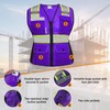 HYCOPROT Safety Vest for Women High Visibility Mesh Reflective Strips