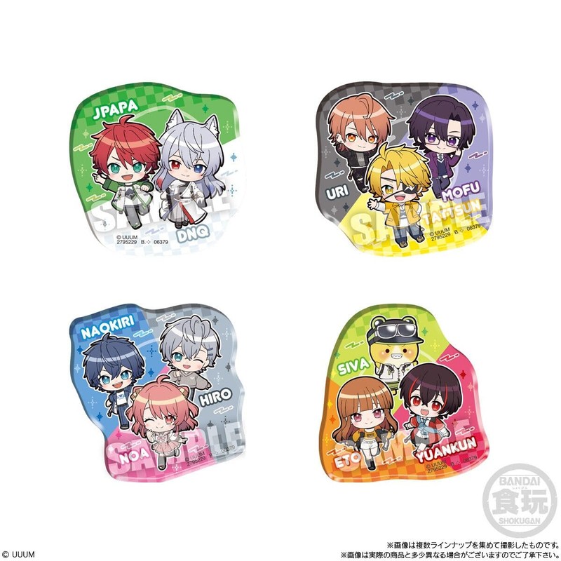 Bandai Colorful Peach Cara Magnetizs, 14 Pieces, Box