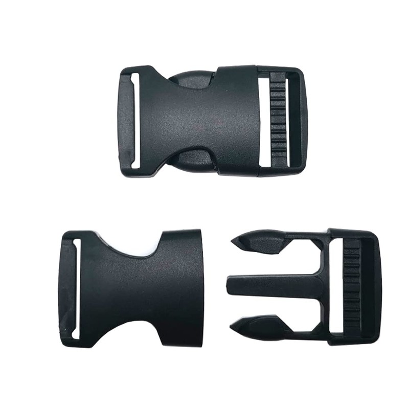Ruidee 10Pcs Adjustable Plastic Side Release Buckles for DIY Craft