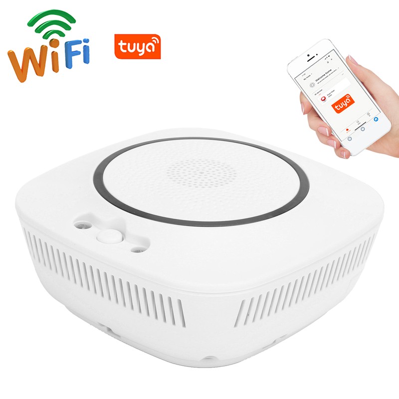 Gas Leak Alarm 85Db Wifi Leakage Tester Sniffer for TUYA