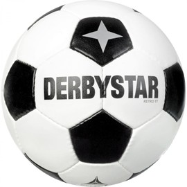Derbystar Retro TT V21 Football White Black 5