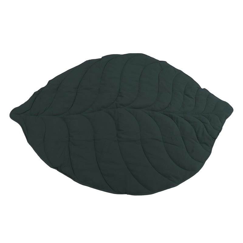 Leaf Shaped Rug Multipurpose Soft Comfortable Special Shaped Baby Crawling