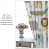 Baby Boy Safari Animals Curtains Woodland Jungle Lion Elephant Pattern