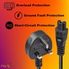 FusionTG 3pin C5 Power Cable for Laptop Charger, Power Cable