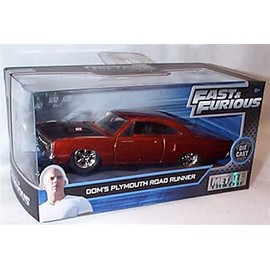 jada FAST & FURI0US doms plymouth R0AD RUNNER car 1:32 scale diecast model