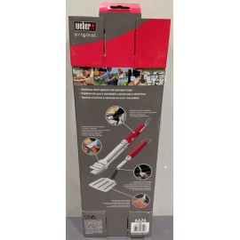 Weber Genuine 6626 Stainless Steel Spatula & Tongs