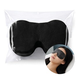 Optimus Domestic Shampoo Mask Paper Blindfold (Eye Mask Type), 400 pcs, Black / 옵티머스 국내산 샴푸 마스크 페이퍼 눈가리개 (안대형), 400개, 블랙