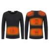 Heated Thermal Underwear for Men Women Temperature Adjustable Thermal Long