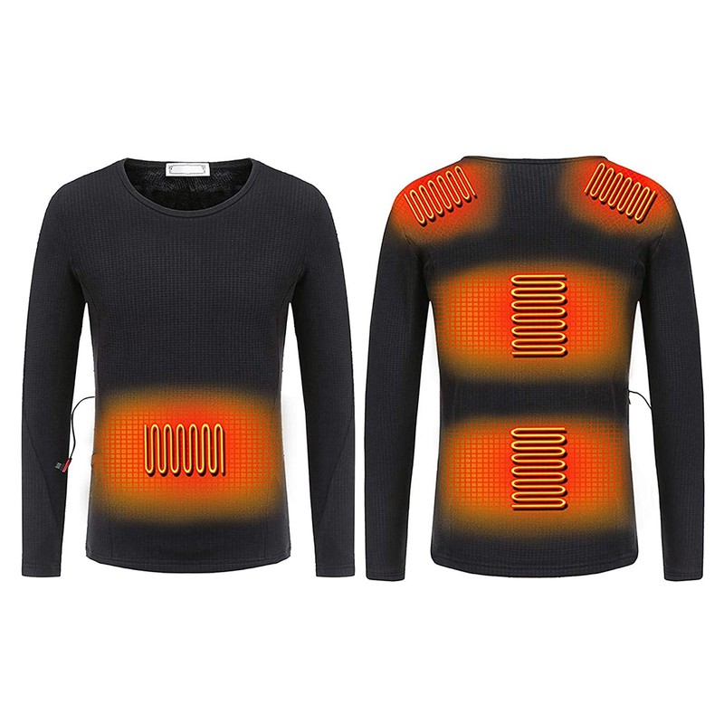 Heated Thermal Underwear for Men Women Temperature Adjustable Thermal Long