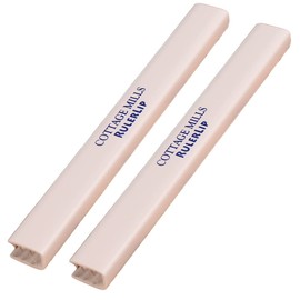 Ruler Lip 6 Inch - Stabilize Your Ruler - Turns Ruler Into a T-Square - 2 Pack