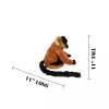 K&M CUDDLEKINS Lemur Red-ruffed Cute Soft Stuffed Realistic Plush Animal,
