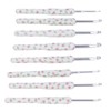 8pcs Crochet Hooks Ergonomic Design Comfortable Handle Easy Identification Compact