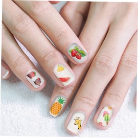 KONTONTY DIY Decorative Stickers 10 Pack Nail Art Decals for Journals Scrapbooks Luggage