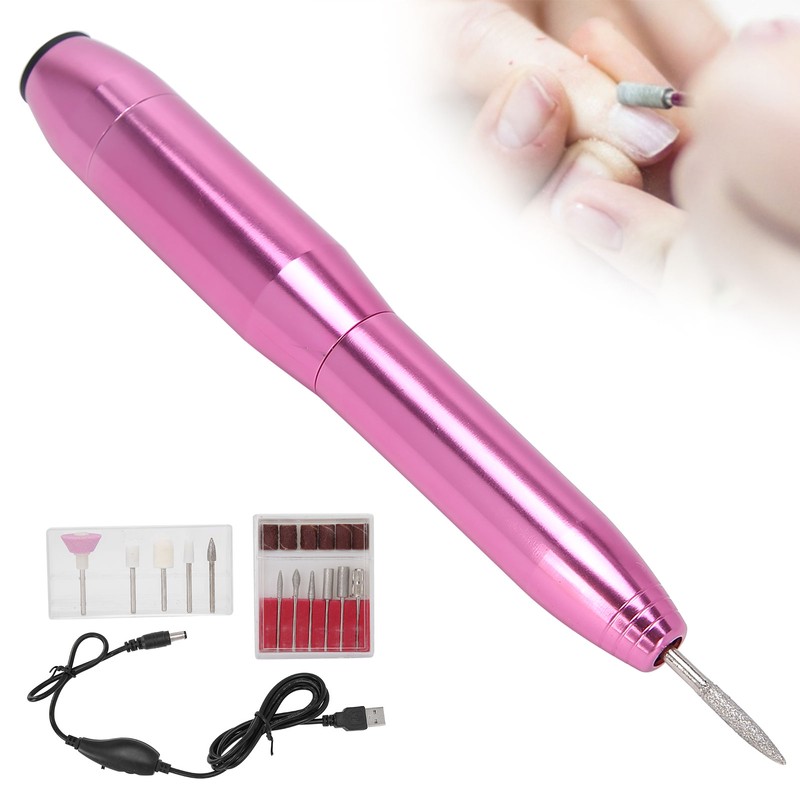Nail Drill Pen Aluminium Alloy Nail Grinding Machine Electric Polishing