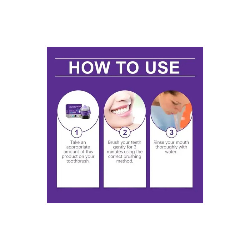 Polvo Mineral Para La Restauración De Dientes, Protege Las E