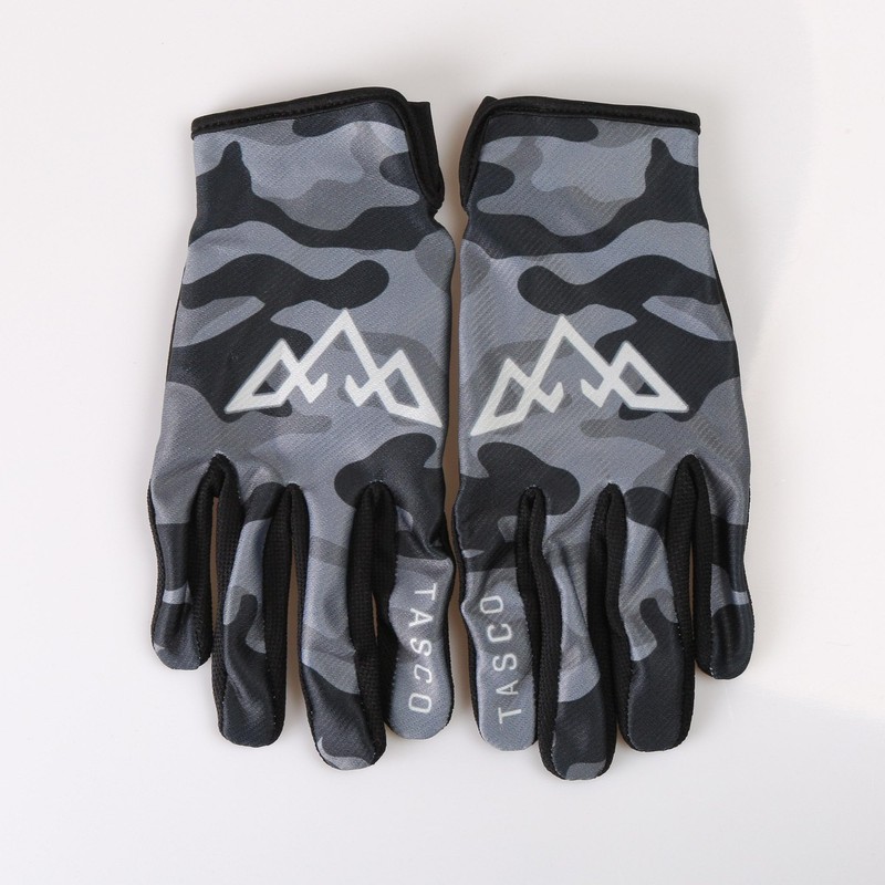 Tasco Riding Gloves (Grey Camo, X-Large)