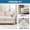 H.VERSAILTEX Stretch 2 Piece T Cushion Sofa Slipcovers Individually Sofa